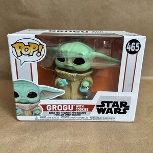NWT Funko Pop Grogu with Cookies (465).
